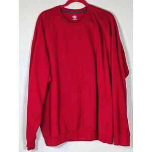 Russell Athletic Works  Men’s 2X Long Sleeve Red Sweatshirt